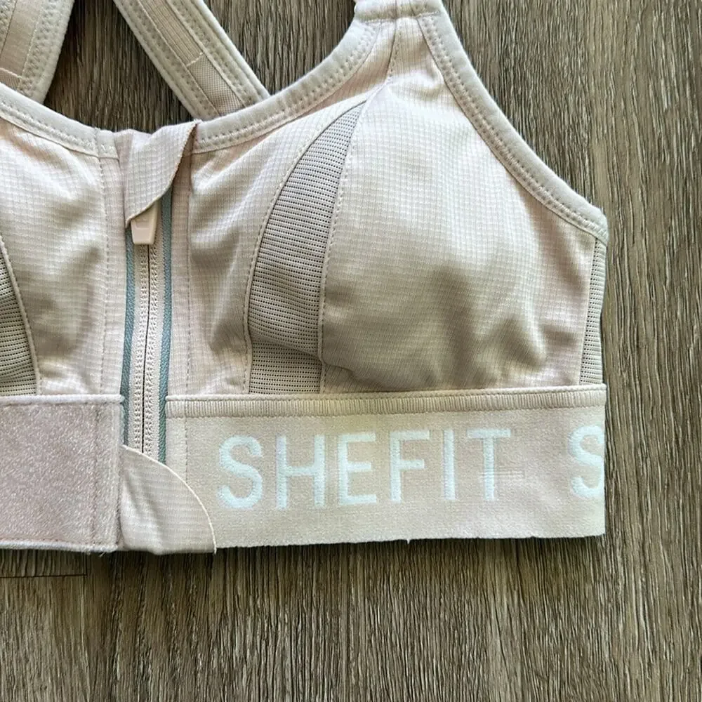 SheFit Ultimate‎ Sports Bra Sandstorm Size XS High Impact Adjustable